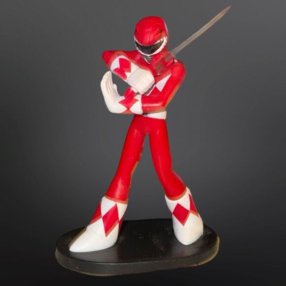 2017 Power Rangers Hero World Series Funko Vinyl Figures Red Ranger & Sword B19 - Picture 5 of 5